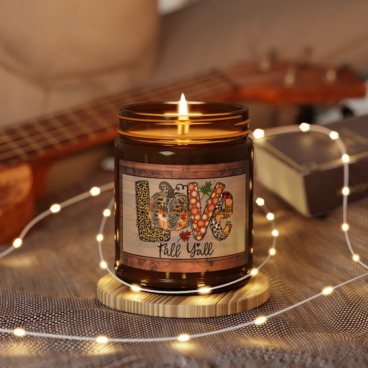 Love Fall Ya'll - Cinnamon Vanilla -Soy Candle