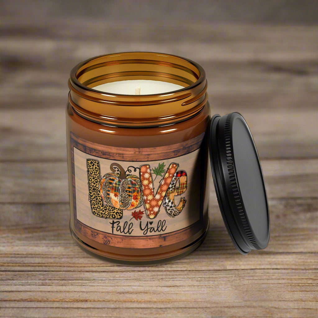Love Fall Ya'll - Cinnamon Vanilla -Soy Candle