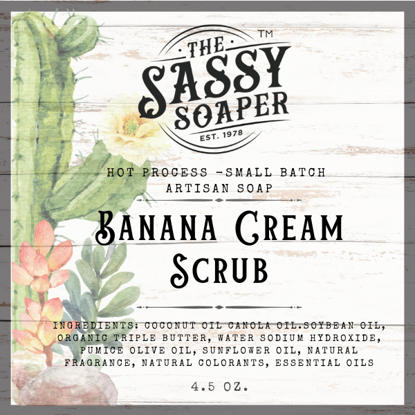 Banana Cream Scrub Bar