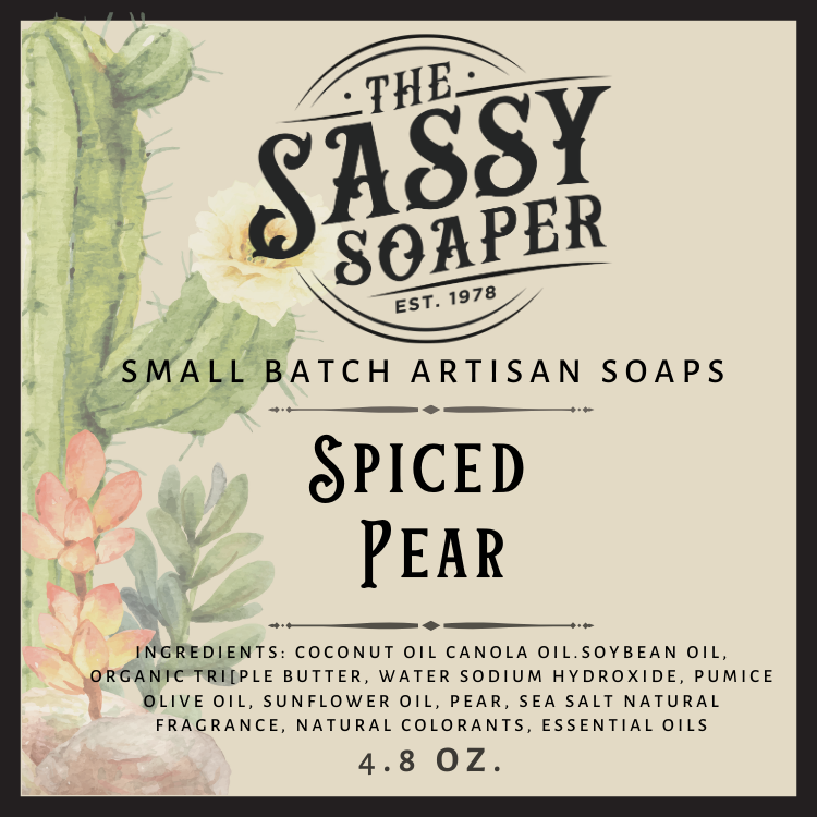 Spiced Pear Bar Soap