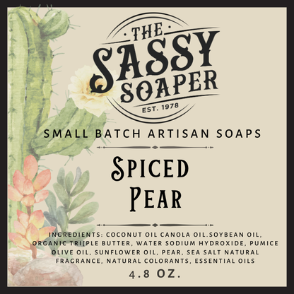 Spiced Pear Bar Soap
